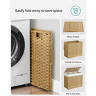 Laundry hamper - rolling laundry basket - with wheels