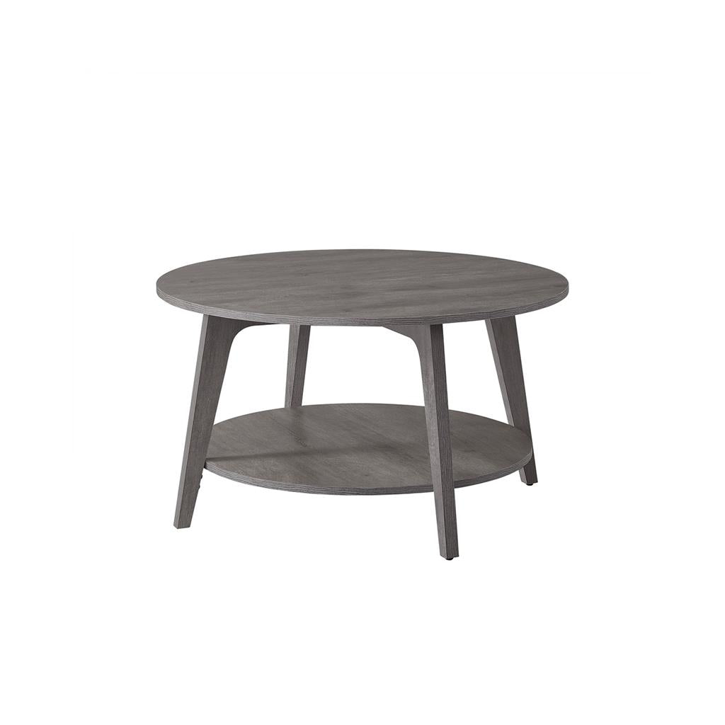 Modern 2-Tier Round Coffee Table – 31.5" Diameter