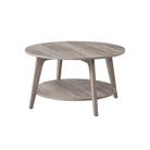 Modern 2-Tier Round Coffee Table – 31.5" Diameter