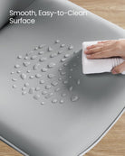 Modern Dining Chairs - Set of 2 - PU Leather - Curved Steel Legs