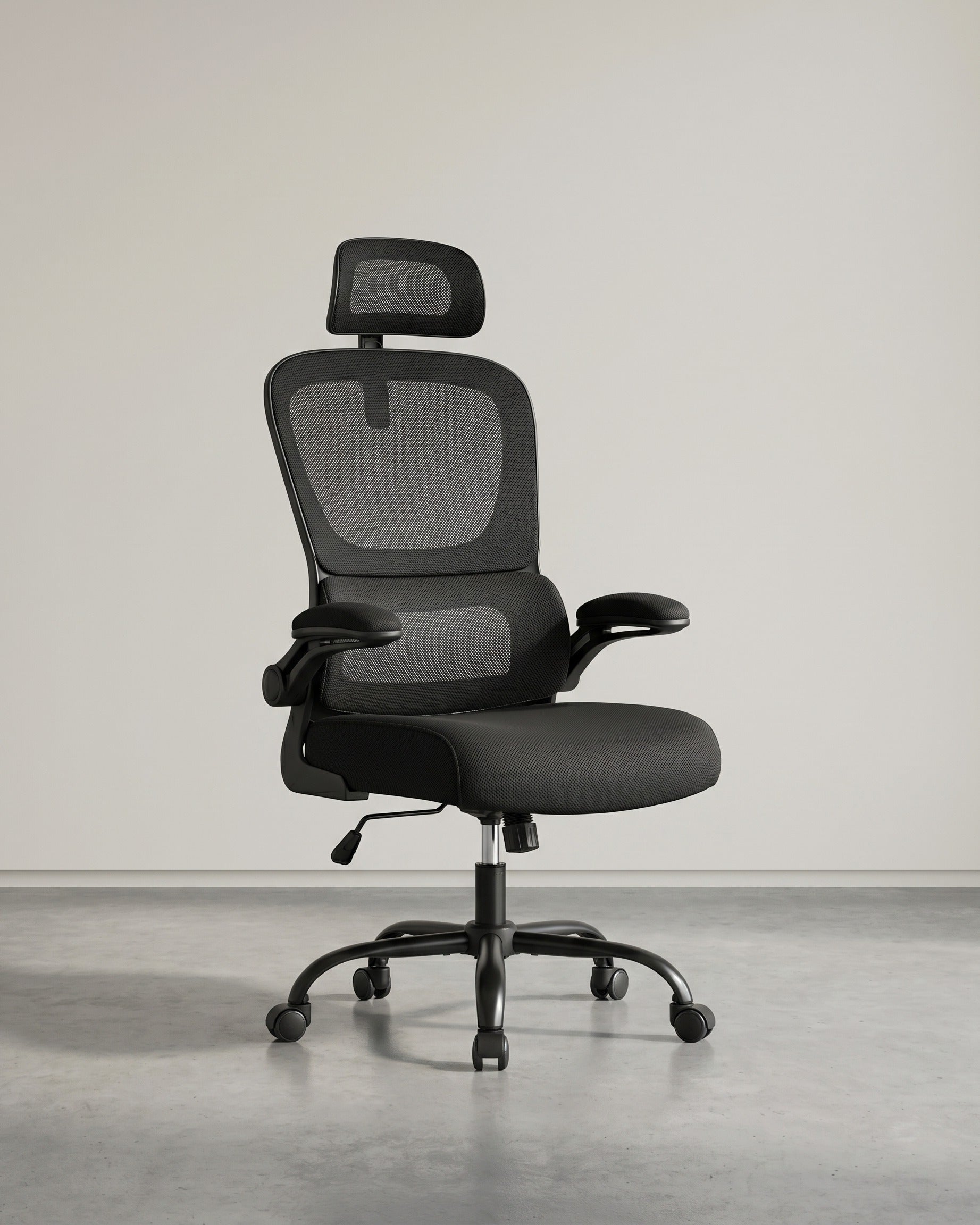 Ergonomische Bureaustoel – Lendensteun – Mesh Rugleuning – Kantelbare Rug en Hoofdsteun