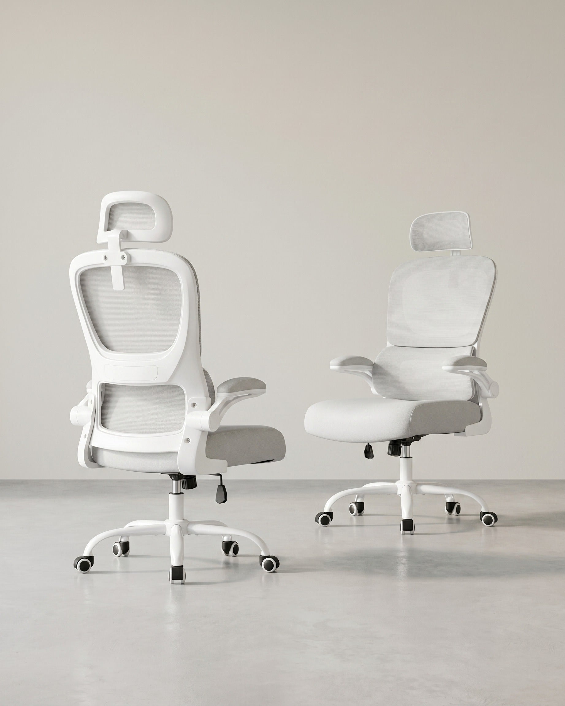 Ergonomische Bureaustoel – Lendensteun – Mesh Rugleuning – Kantelbare Rug en Hoofdsteun
