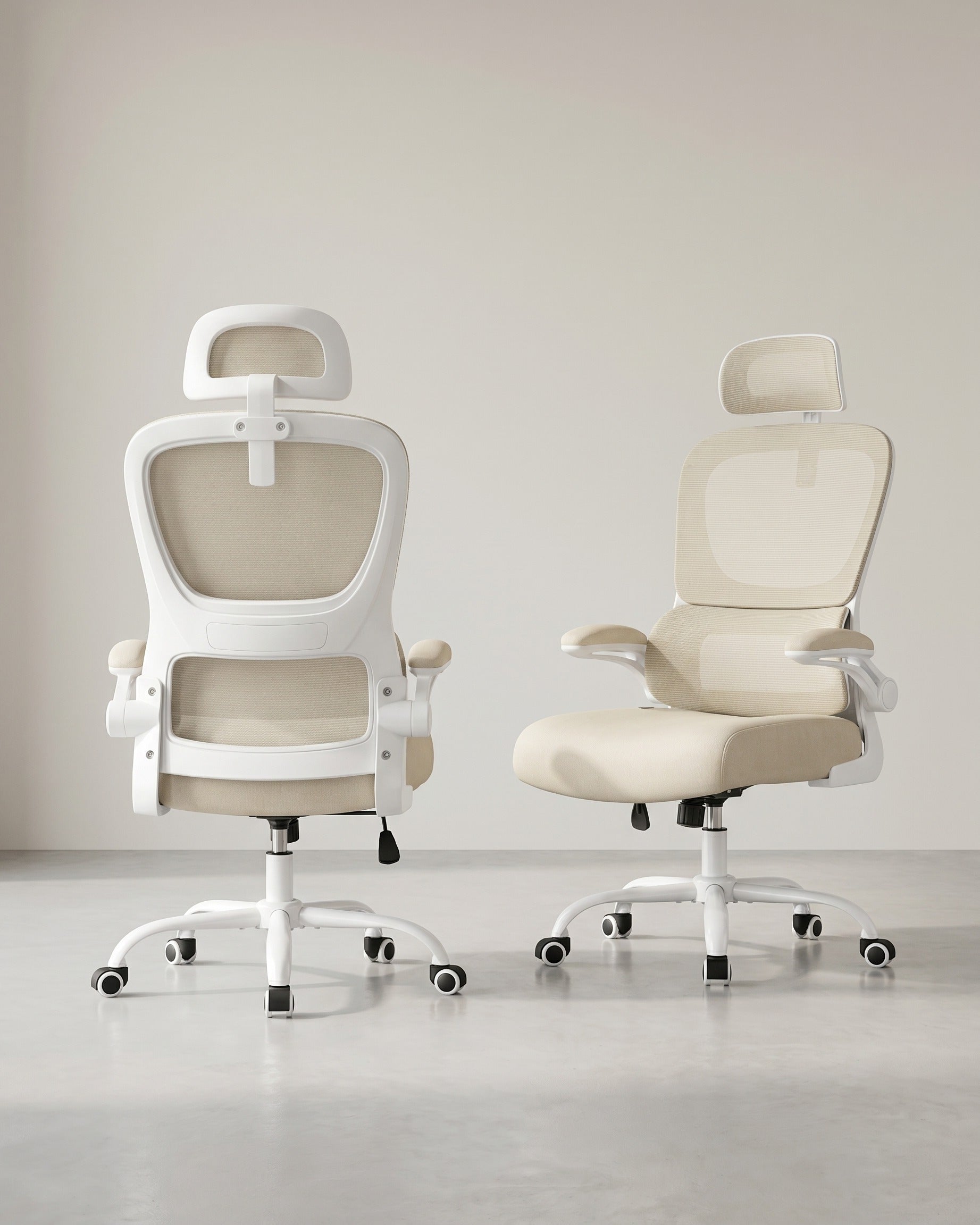 Ergonomische Bureaustoel – Lendensteun – Mesh Rugleuning – Kantelbare Rug en Hoofdsteun