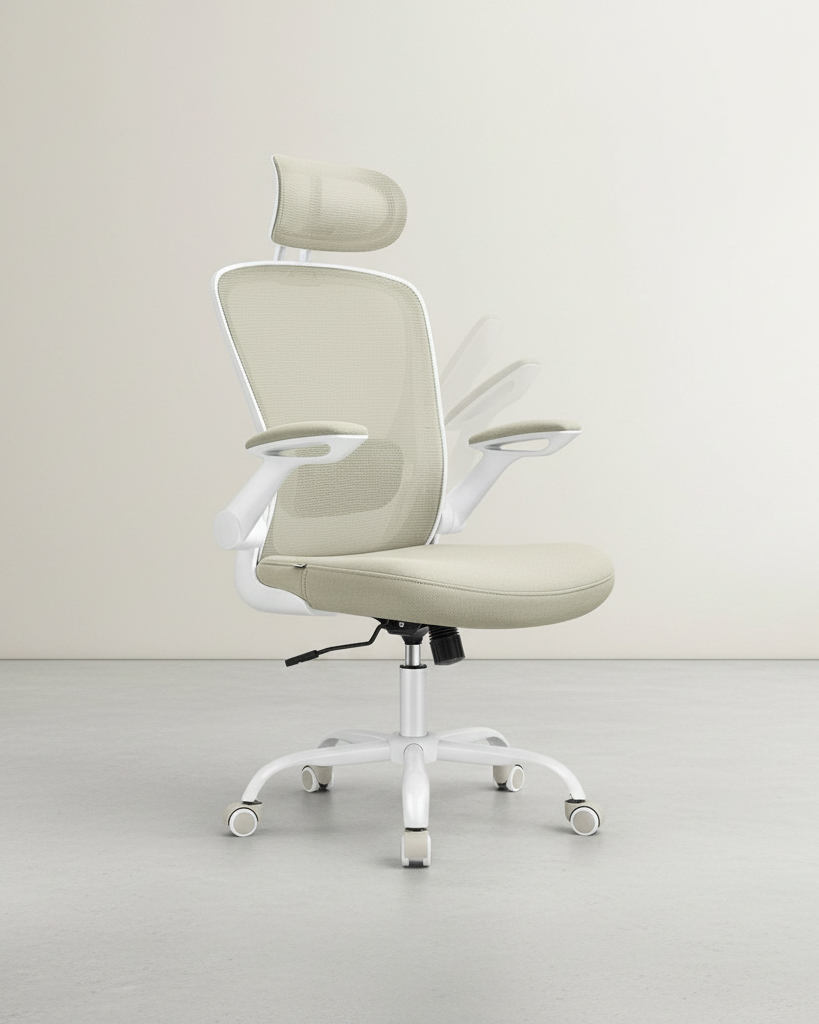 Ergonomische Bureaustoel met Hoofdsteun - Comfort en Ondersteuning - De Vries Meubels
