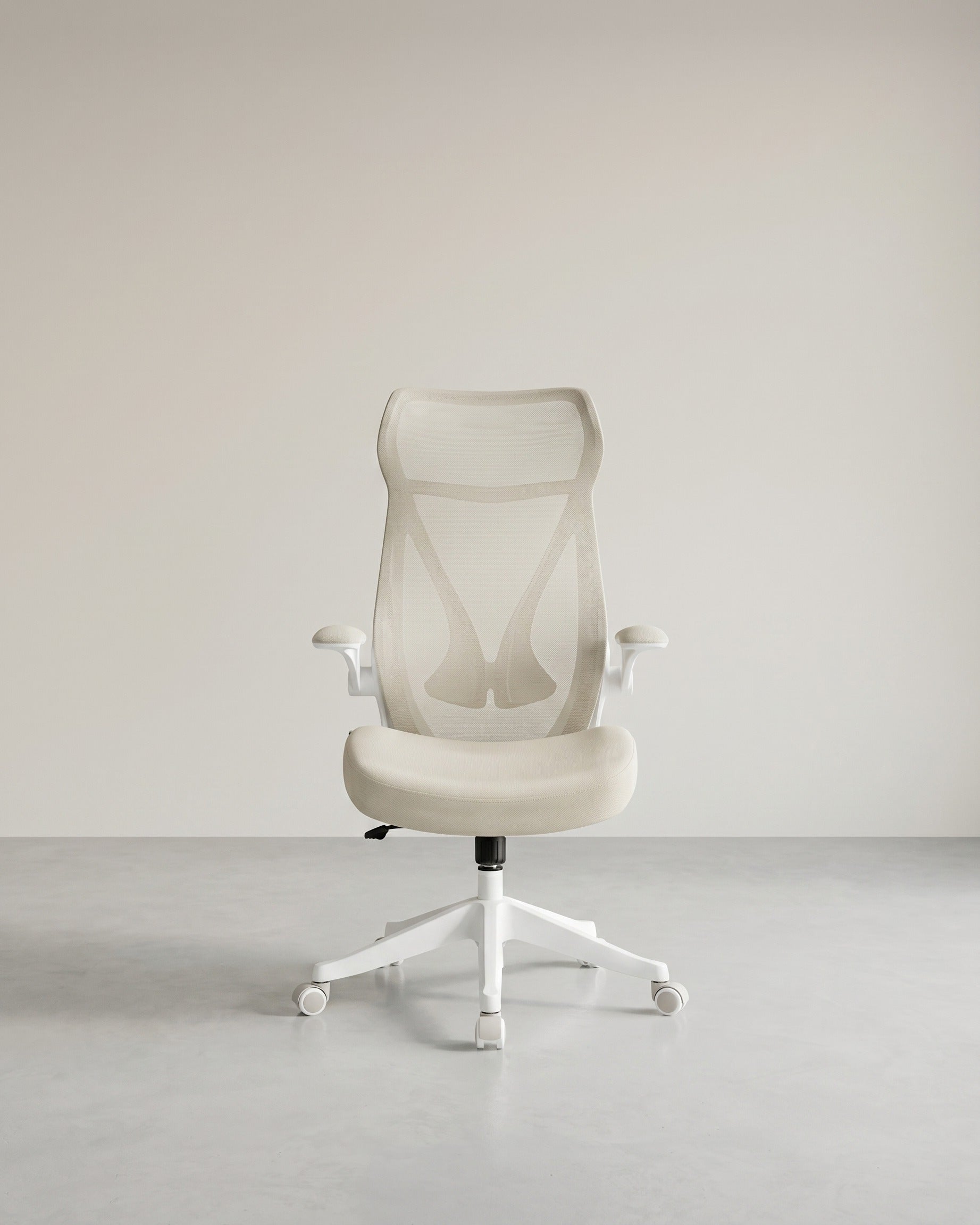 Ergonomische Bureaustoel – Met Hoofdsteun, Lendensteun en Opvouwbare Armleuningen – S-vormige Rugleuning – Tot 150 kg Draagvermogen