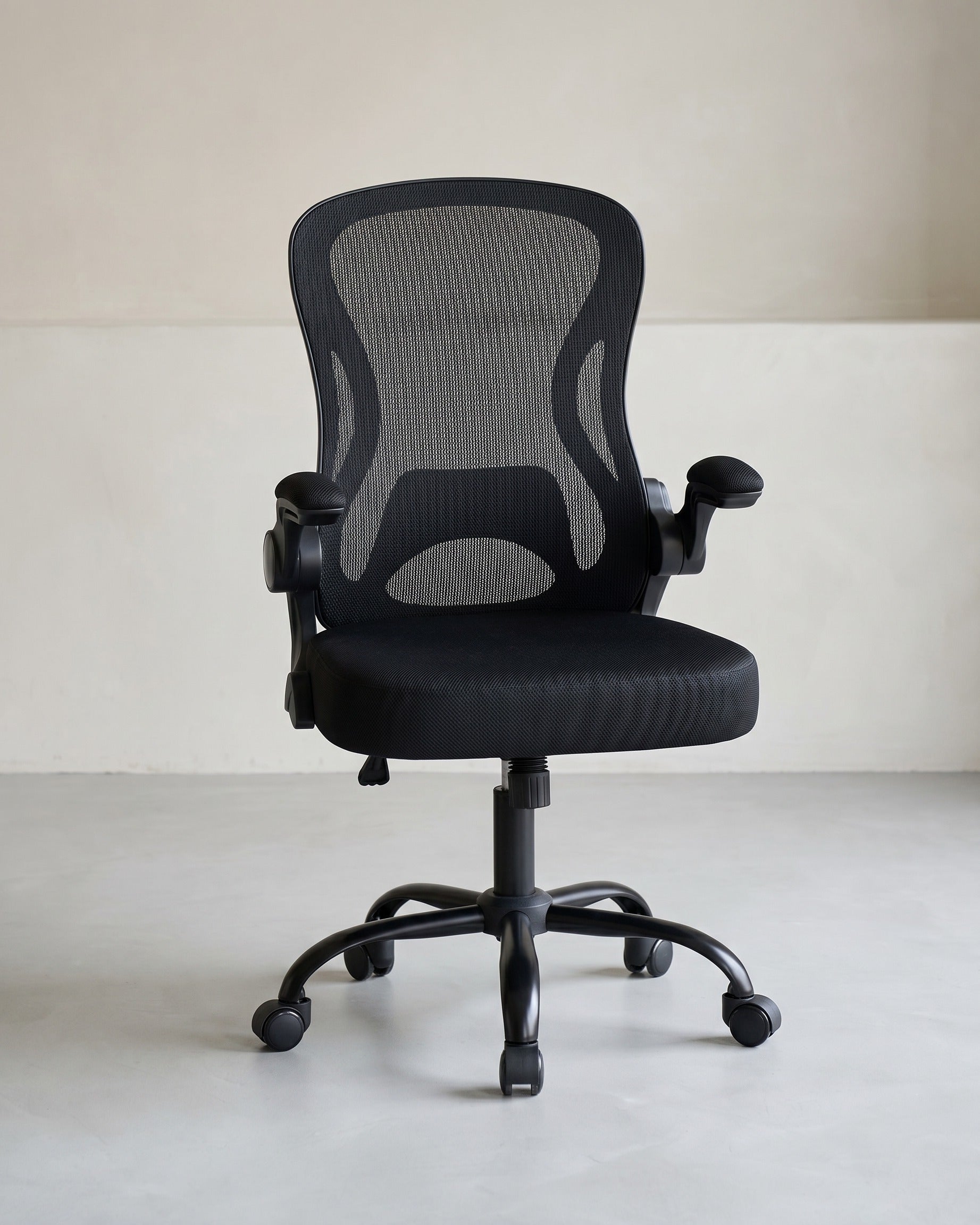 Bureaustoel - Mesh Ademende Rugleuning - Met Wipfunctie - Ergonomisch