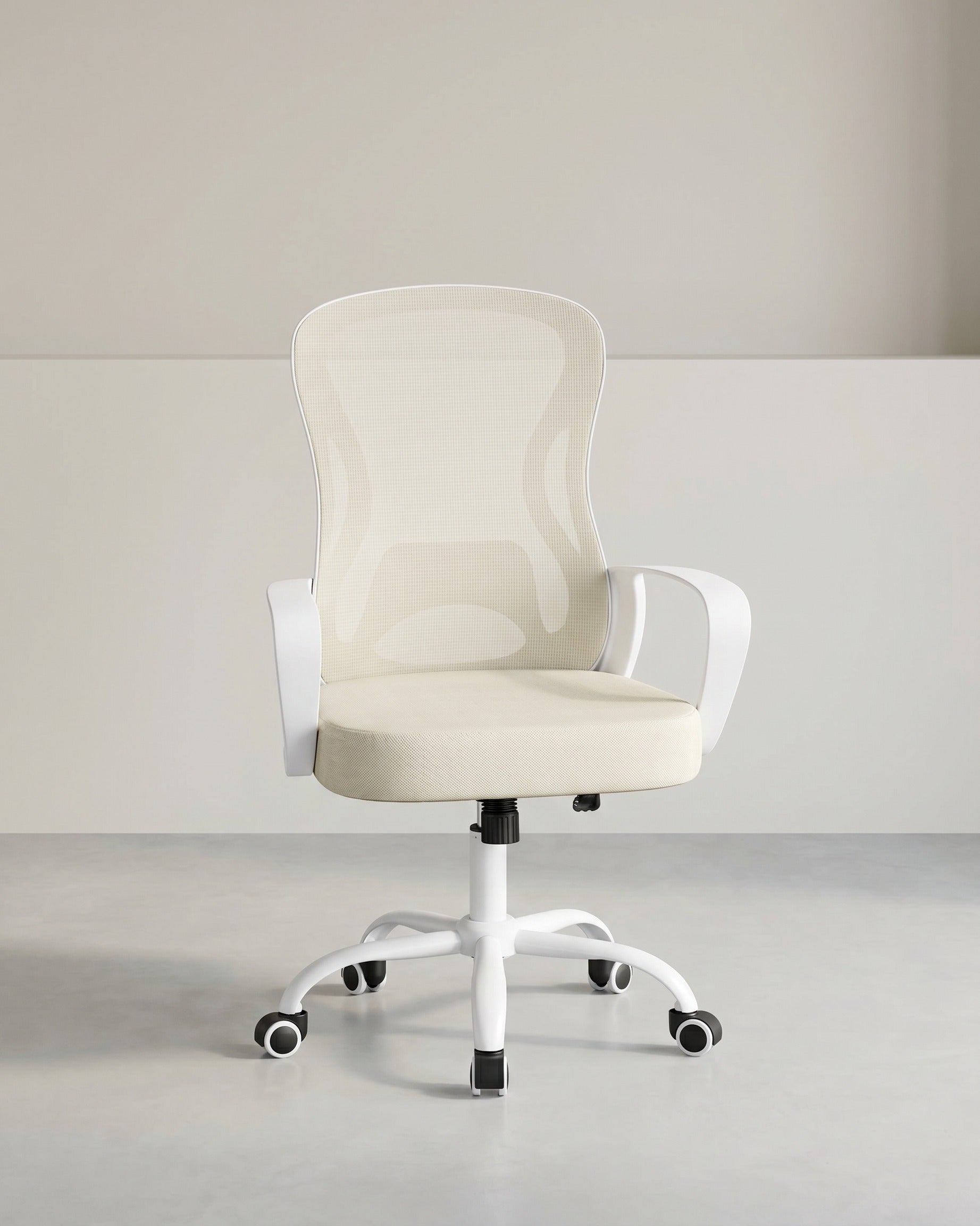 Bureaustoel - Mesh Ademende Rugleuning - Met Wipfunctie - Ergonomisch