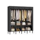 Portable Wardrobe Closet with Cover – Hanging Rails and Shelves – Available in 3 Sizes