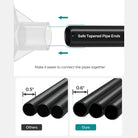 Portable wardrobe closet – hanging space and shelves – steel frame – 4 side pockets