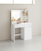 Moderne Kaptafel met Verlichting en Stopcontacten - USB - aansluiting - De Vries Meubels