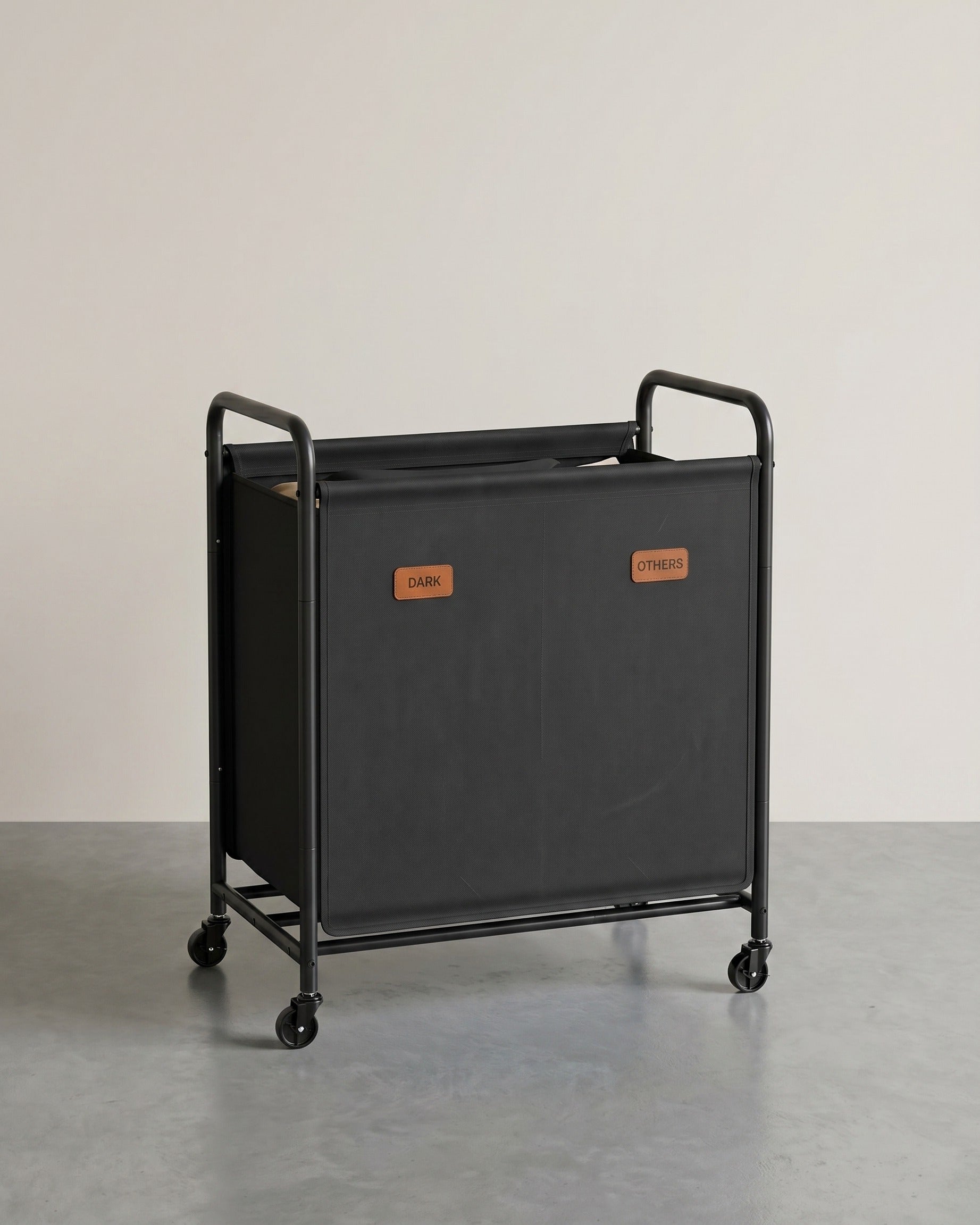 Wassorteerder op Wielen – 2 Compartimenten – Met Handgrepen, Labels en Deksel – 140/170/200 Liter