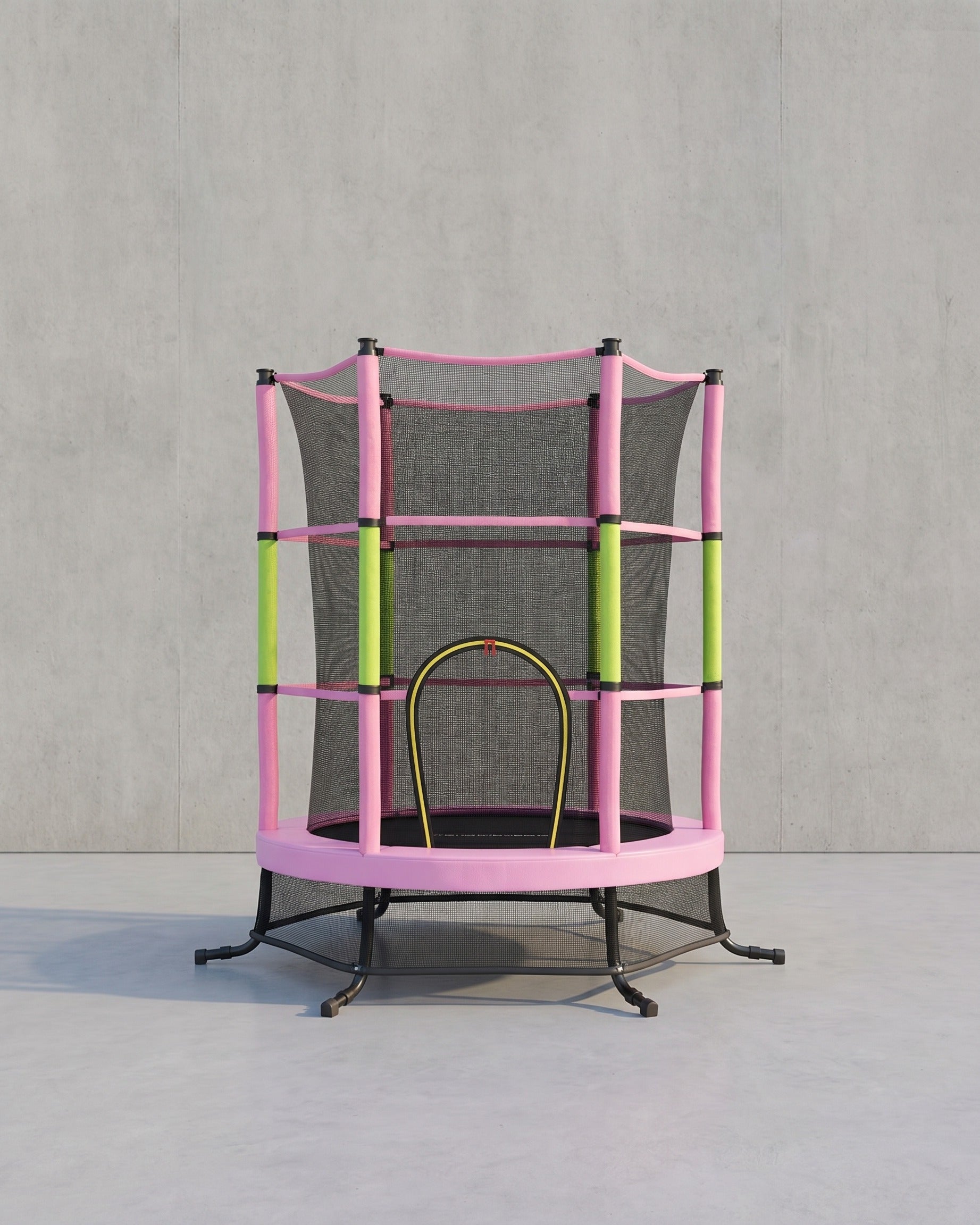 Kindertrampoline 174 cm - Met Veiligheidsnet En Randafdekking - Voor Tuin En Binnen