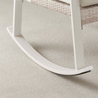 Sencillo Rocking Chair, Rattan Look, Faux Wood, Outdoor