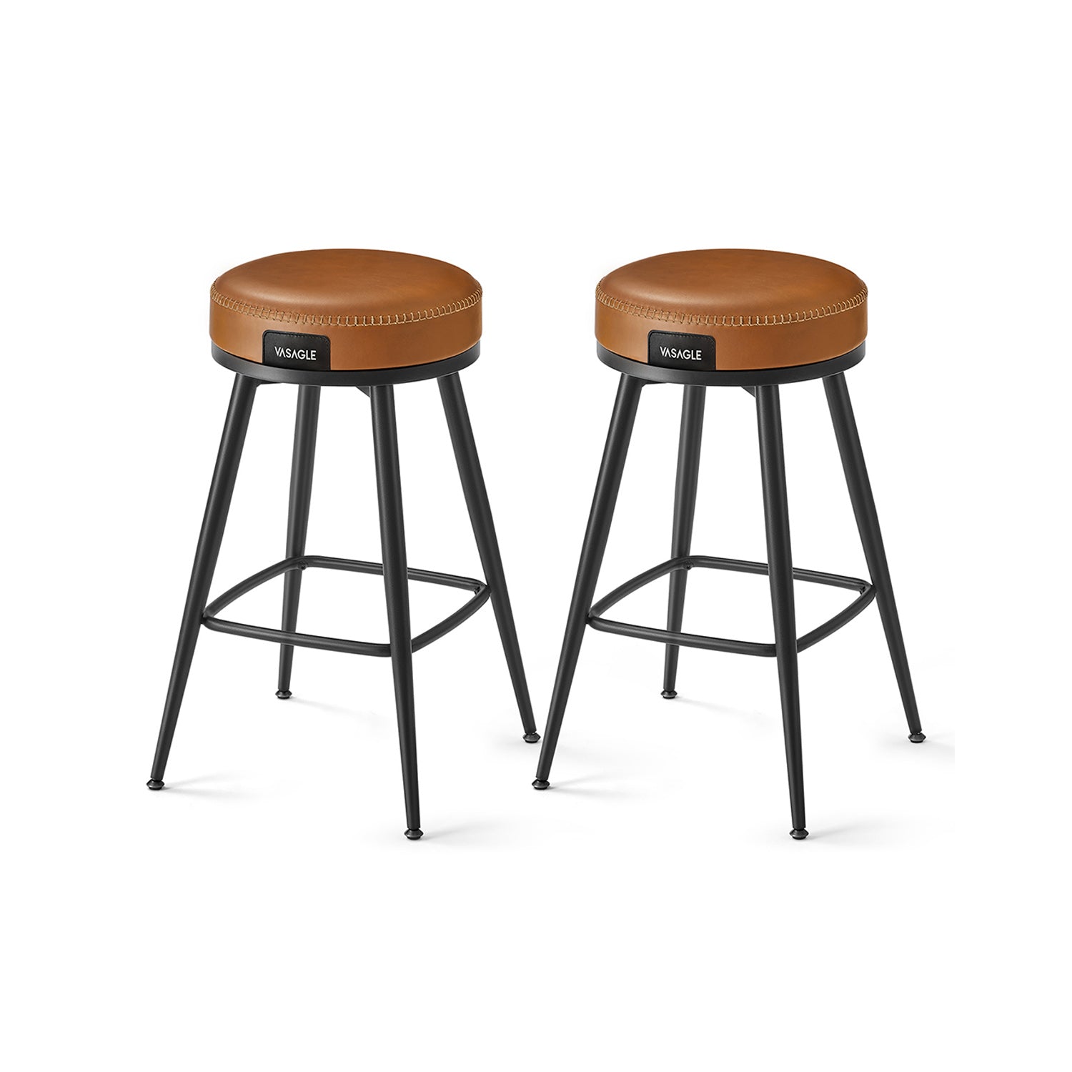 Set of 2 Swivel Bar Stools – EKHO Collection