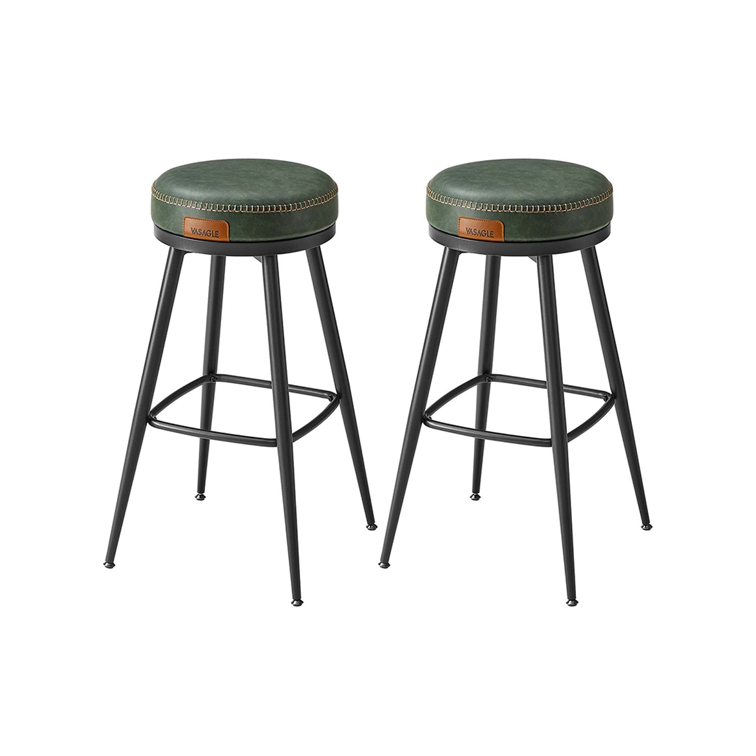 Set of 2 Swivel Bar Stools – EKHO Collection