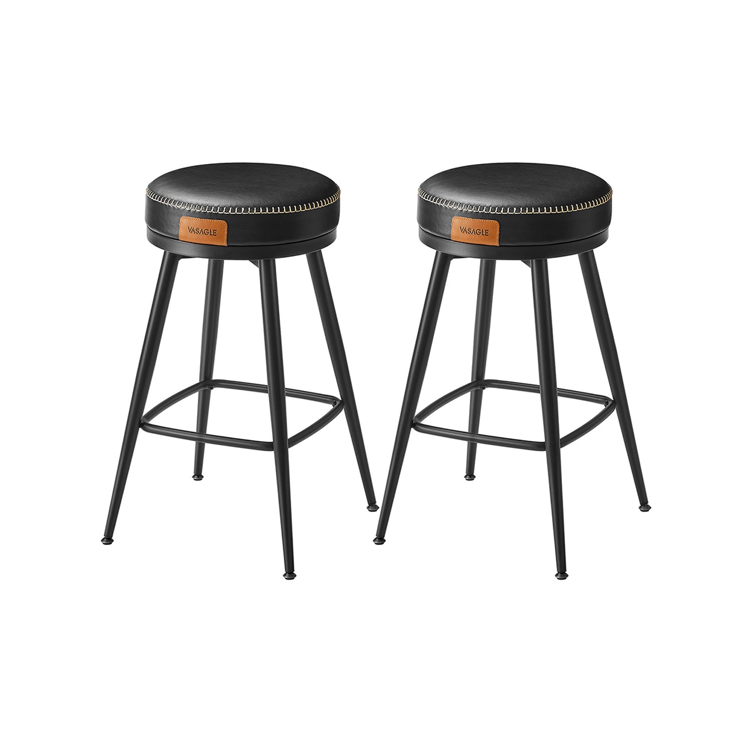 Set of 2 Swivel Bar Stools – EKHO Collection