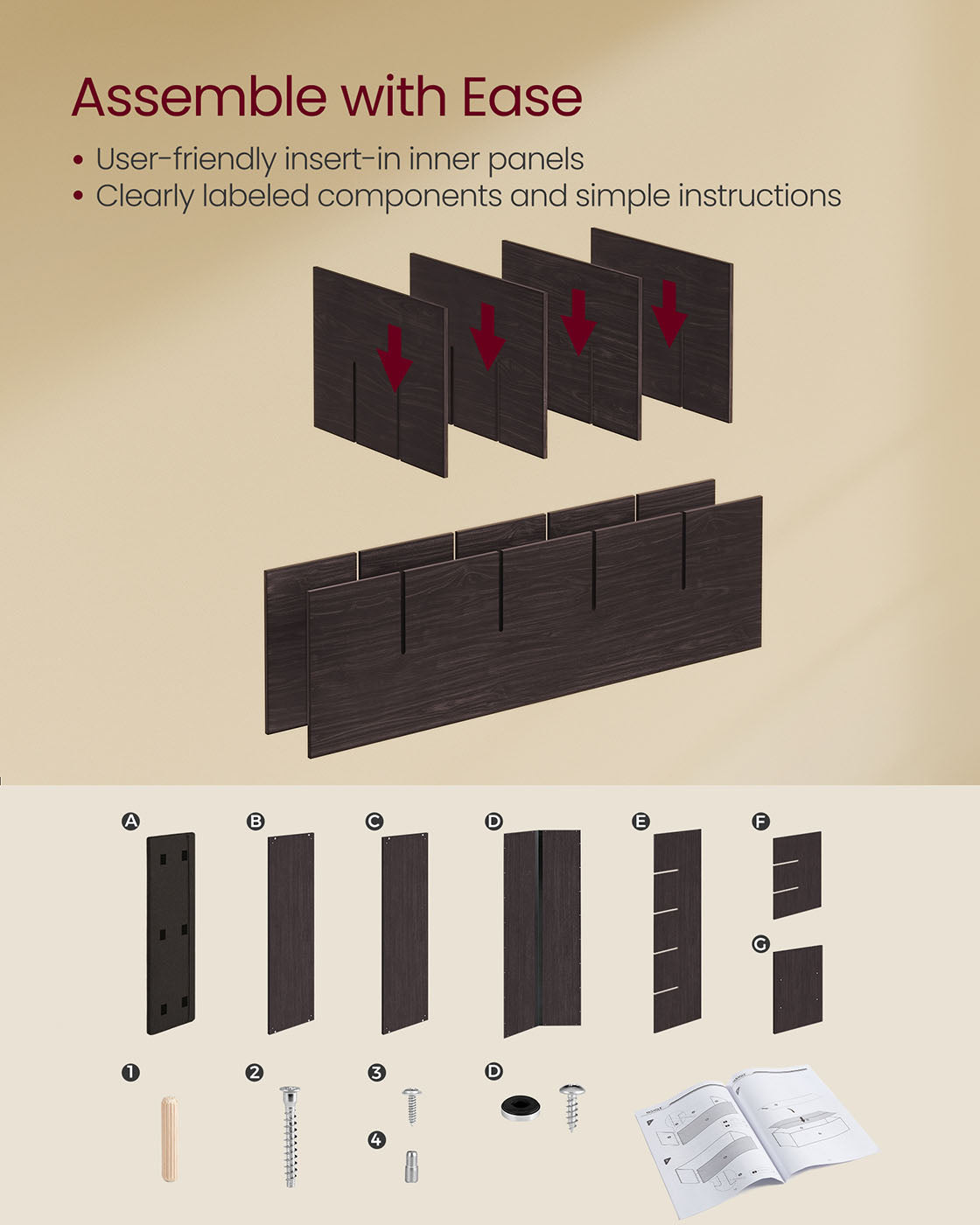 Shoe storage bench with cushion – holds 15 pairs