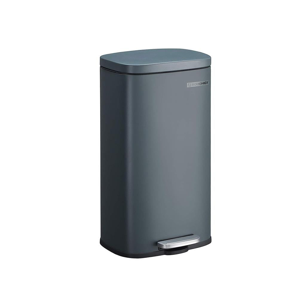 Stainless Steel Trash Can, Soft-Close, Step Pedal, 8 & 13 Gal.