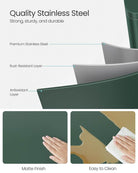 Stainless Steel Trash Can, Soft-Close, Step Pedal, 8 & 13 Gal.