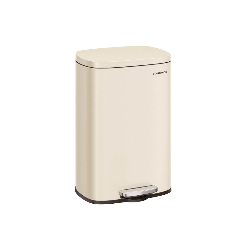 Stainless Steel Trash Can, Soft-Close, Step Pedal, 8 & 13 Gal.