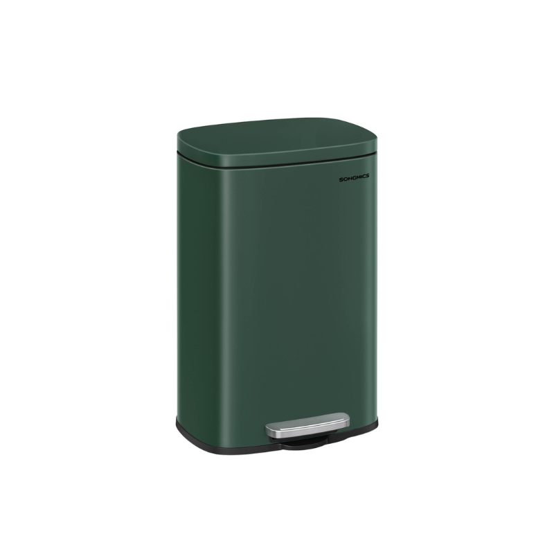 Stainless Steel Trash Can, Soft-Close, Step Pedal, 8 & 13 Gal.