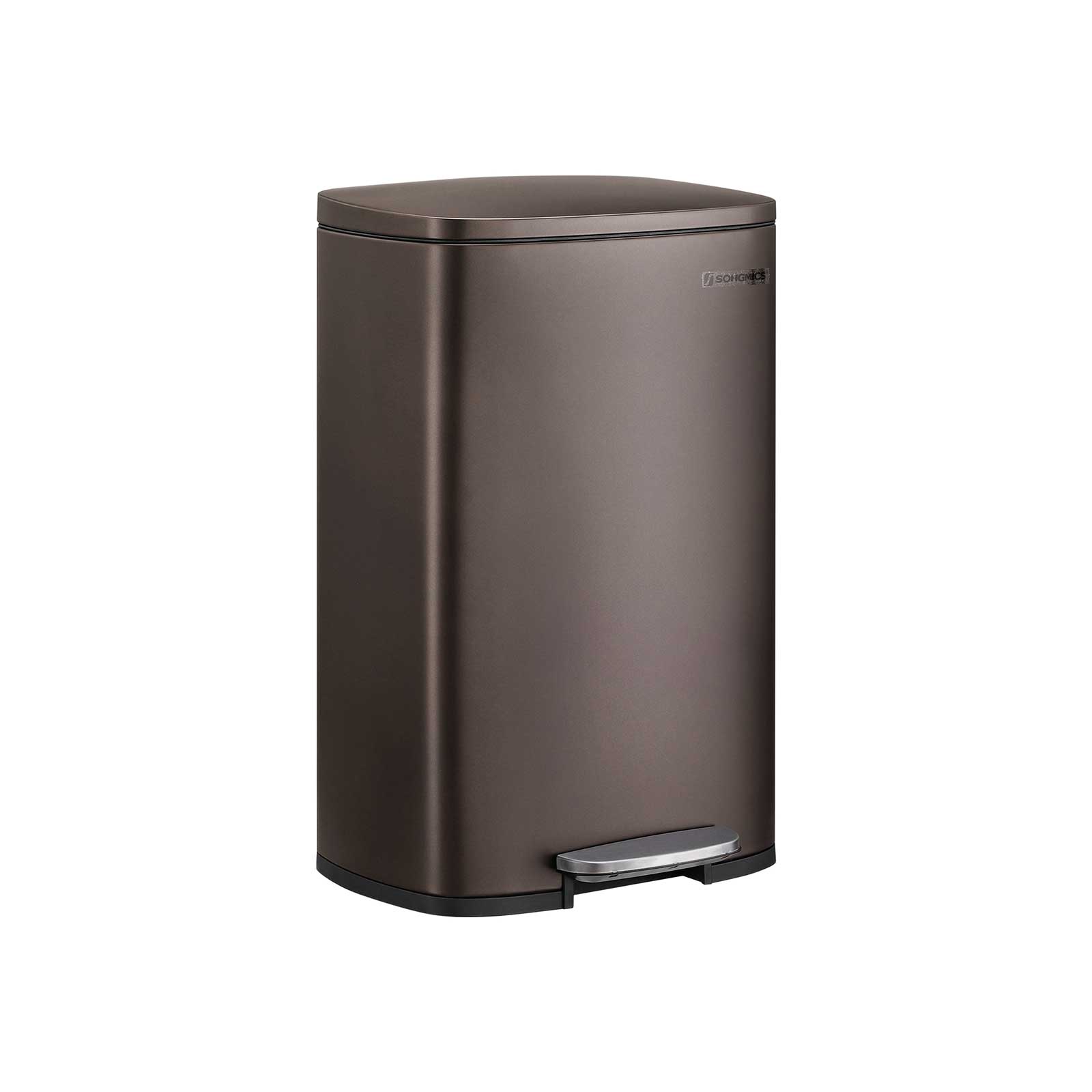 Stainless Steel Trash Can, Soft-Close, Step Pedal, 8 & 13 Gal.