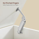 Storage chest with hinged lid – entryway trunk – large hidden compartment – 300 lb capacity