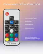 TV Stand, Power Outlets, LED Lights, up to 75", Open Storage, Charging Station