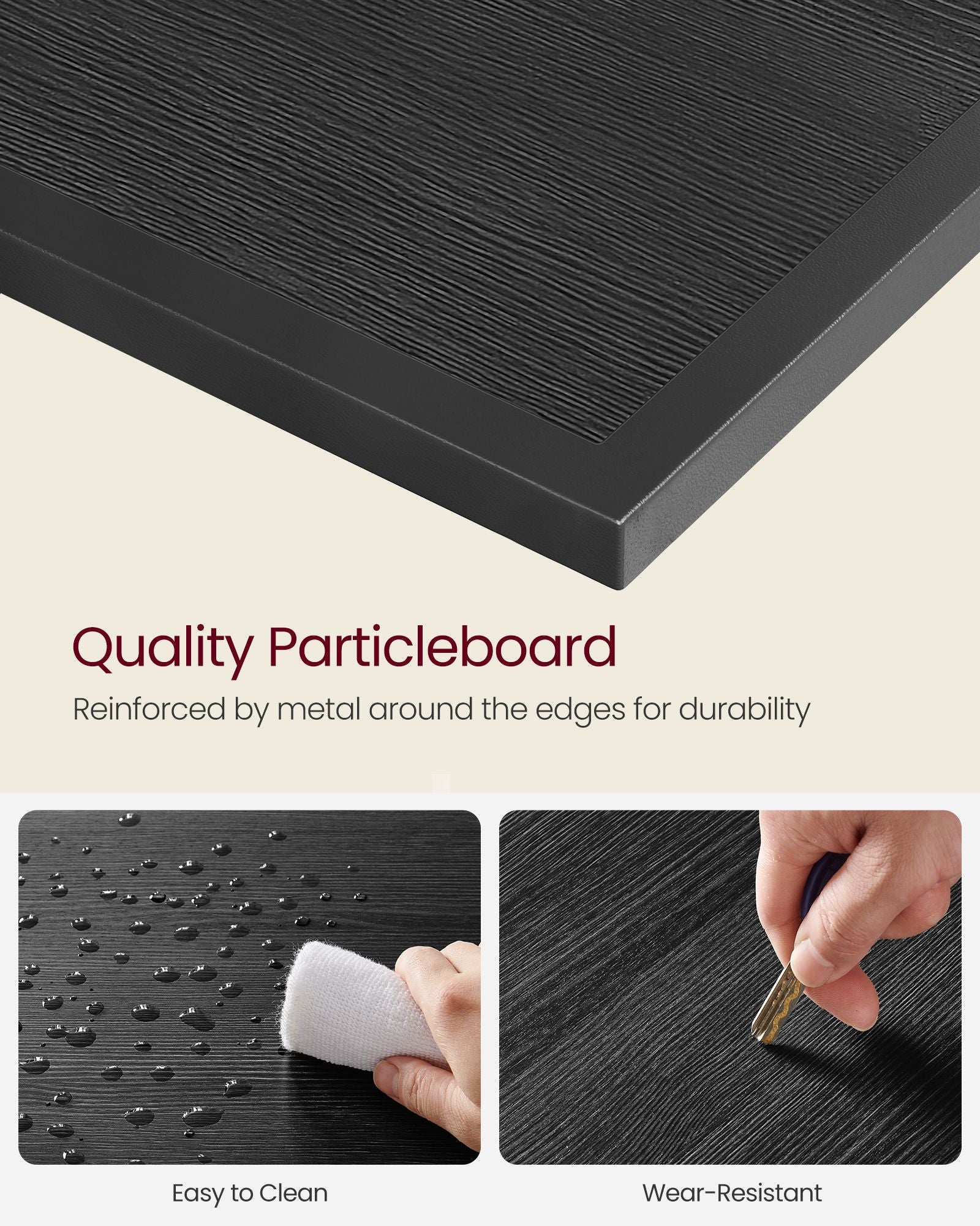 Tv stand with mesh shelf - rustic industrial console table for tvs up to 70"