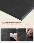 Tv stand with mesh shelf - rustic industrial console table for tvs up to 70"