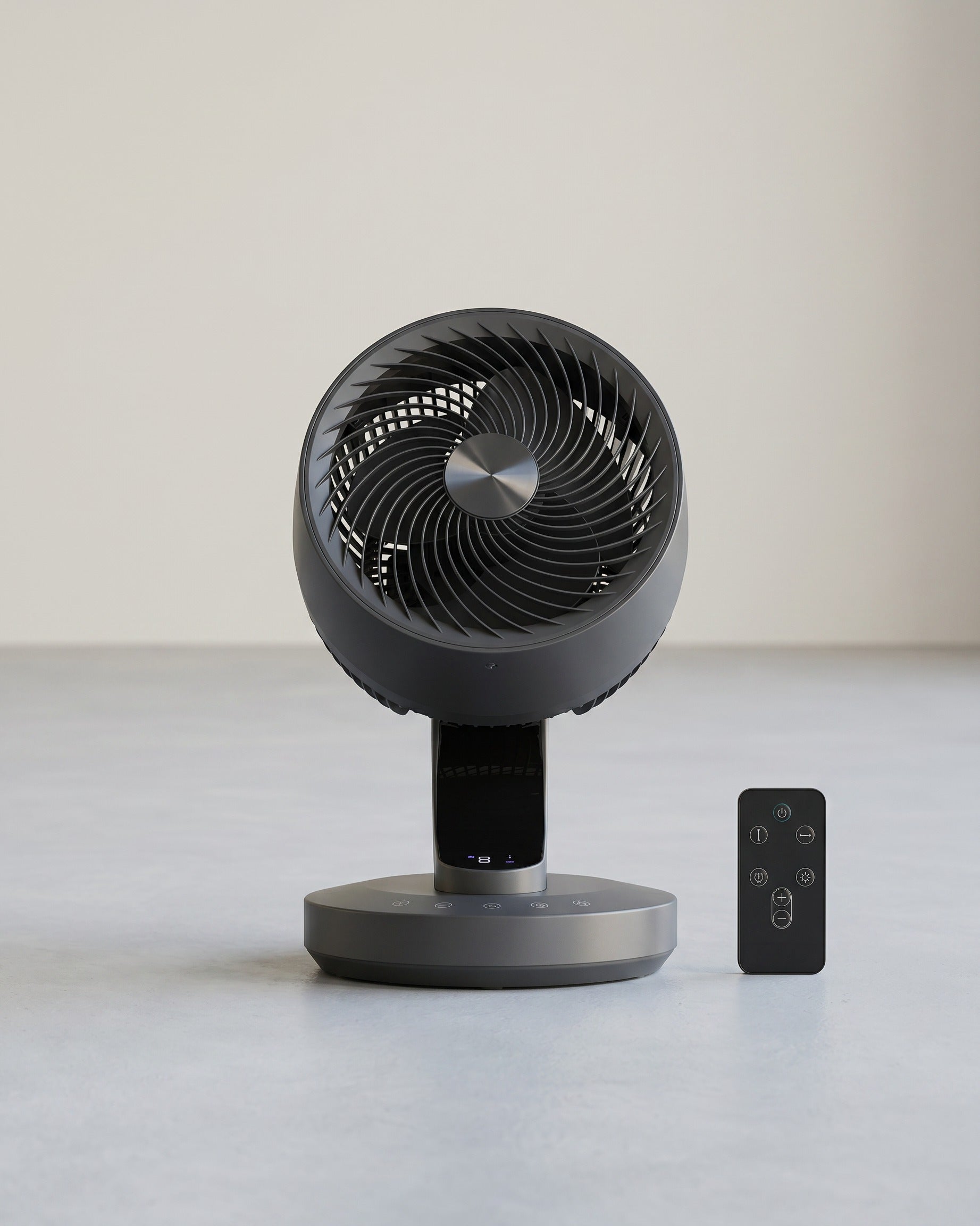 Ventilator Met Afstandsbediening - Staande En Tafelventilator In 2 Formaten - Stil Met 15 Snelheden En LED Display