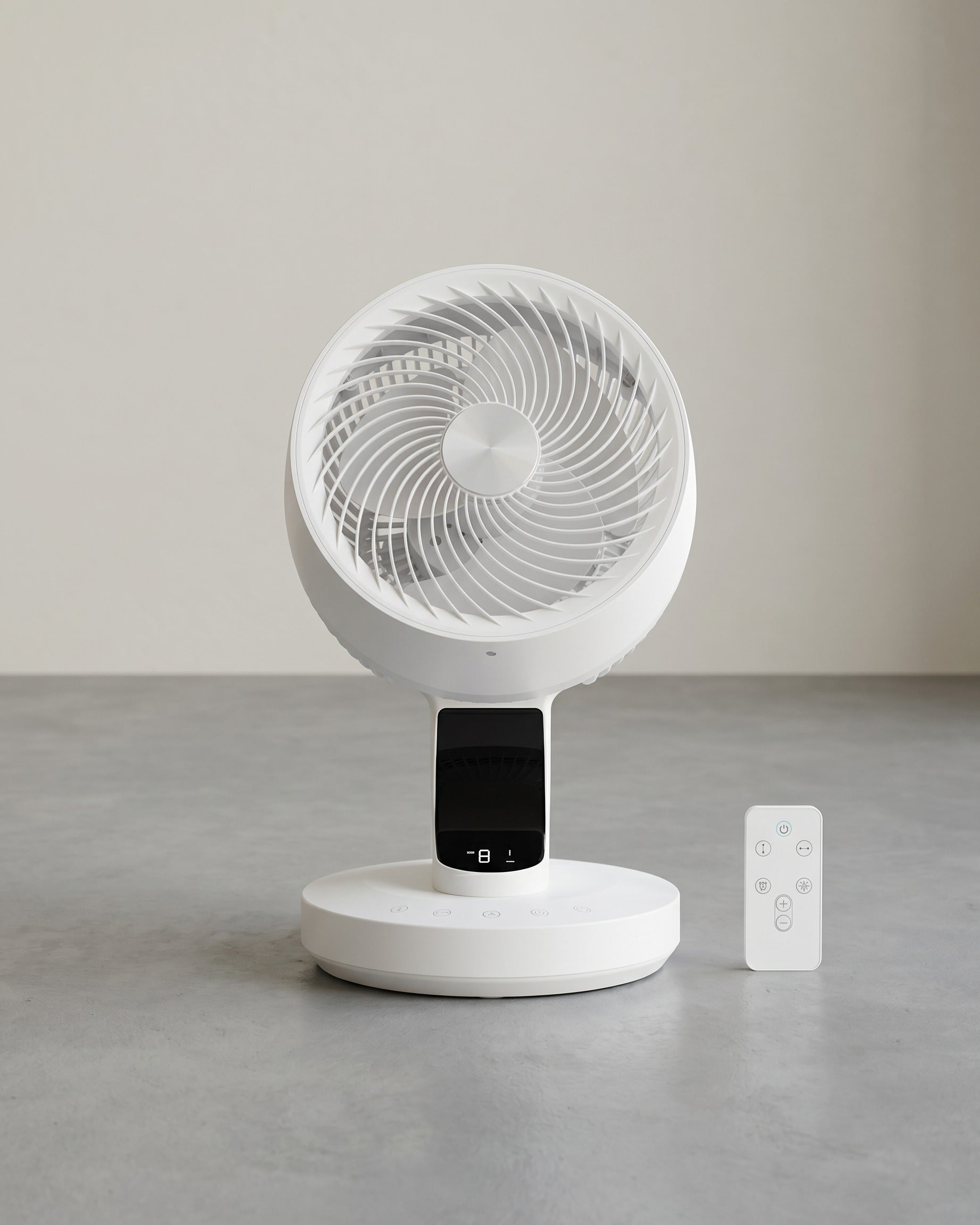 Ventilator Met Afstandsbediening - Staande En Tafelventilator In 2 Formaten - Stil Met 15 Snelheden En LED Display