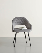 Moderne eetkamerstoel met armleuning - Elegant design - De Vries Meubels