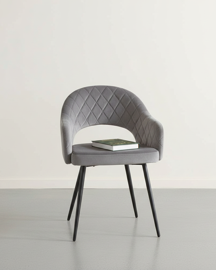 Moderne eetkamerstoel met armleuning - Elegant design - De Vries Meubels