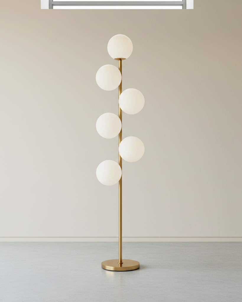 Stijlvolle Vloerlamp met Elegant Design – Moderne Lamp 160 cm - De Vries Meubels