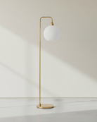 Xandy White Gold Vloerlamp - Elegante Blikvanger - De Vries Meubels